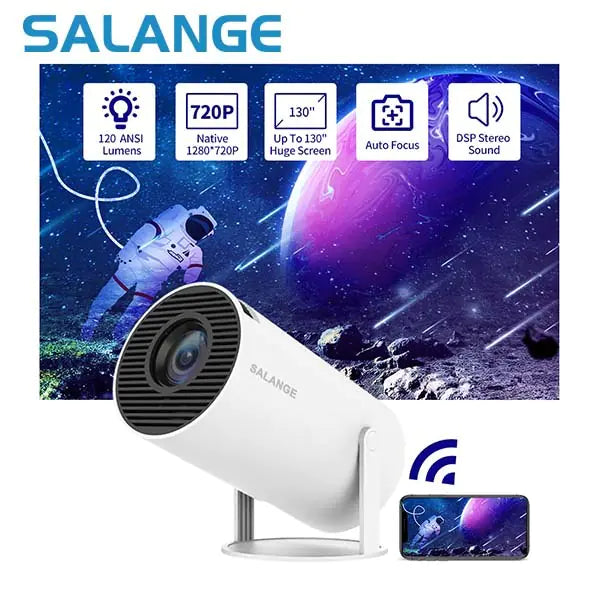 Salange HY300 Compact 5G WiFi Projector
